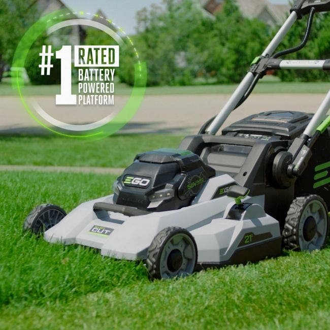 EGO Power+ LM2135 21" Select Cut Push Lawn Mower with 7.5Ah Battery and 550W Rapid Charger