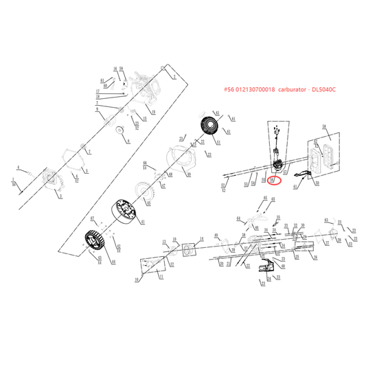 Generator Parts -Carburetor, Stock#012130700018