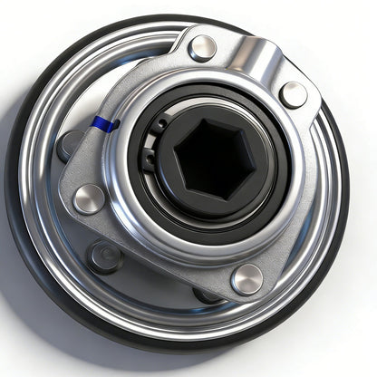 Snow Blower Parts - Friction wheel assembly, Stock #202170002