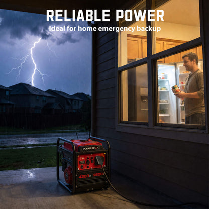 4300W Open Frame Gas Inverter Generator DB5041