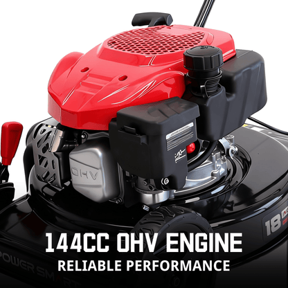 18'' 144cc Gas Push 2-in-1 Lawn Mower DB8618C