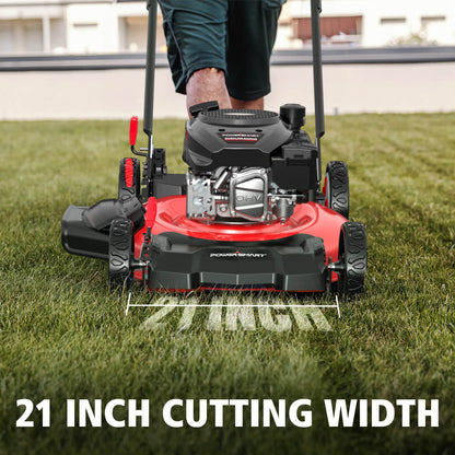 21'' 144cc Gas Push 2-in-1 Lawn Mower DV8621C
