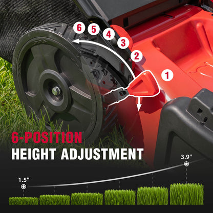 21" 144cc Gas Push 3-in-1 Lawn Mower  DB8621P
