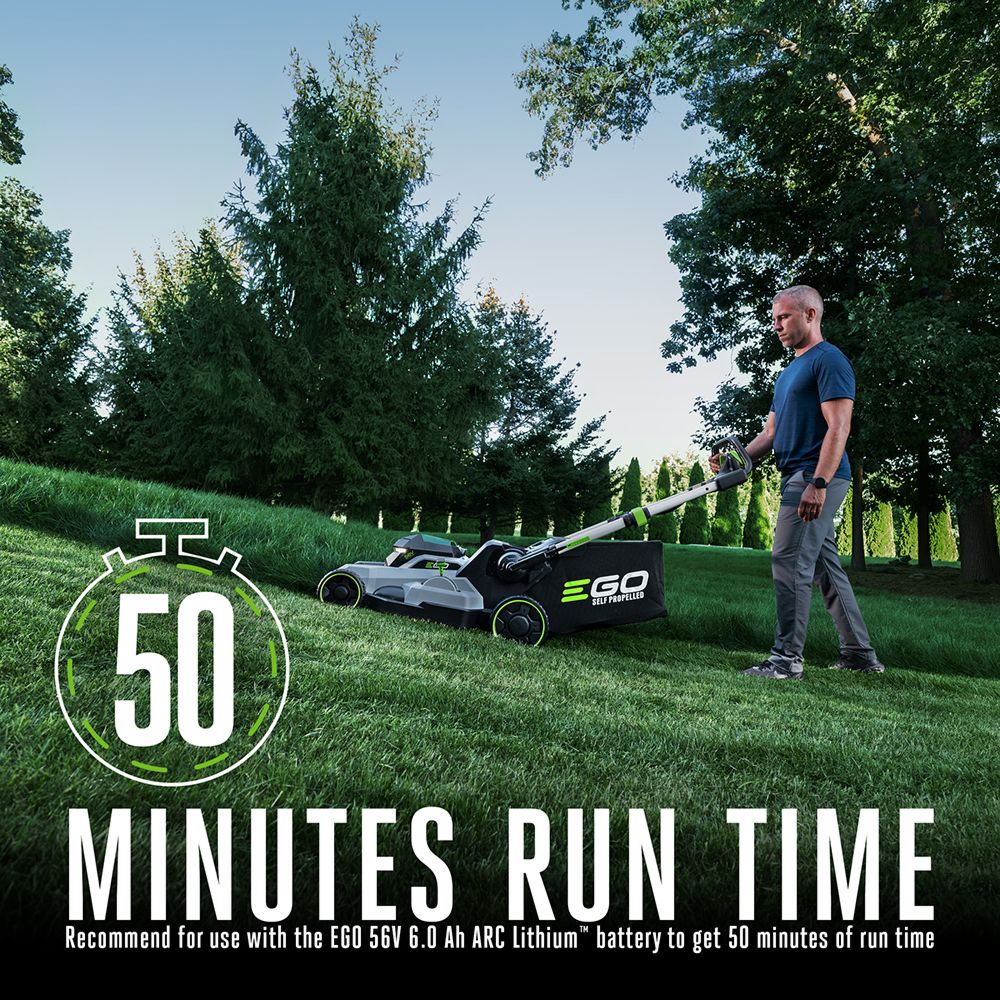 EGO Power+ LM2114SP 21" Self-Propelled Lawn Mower with 6.0Ah Battery and Charger
