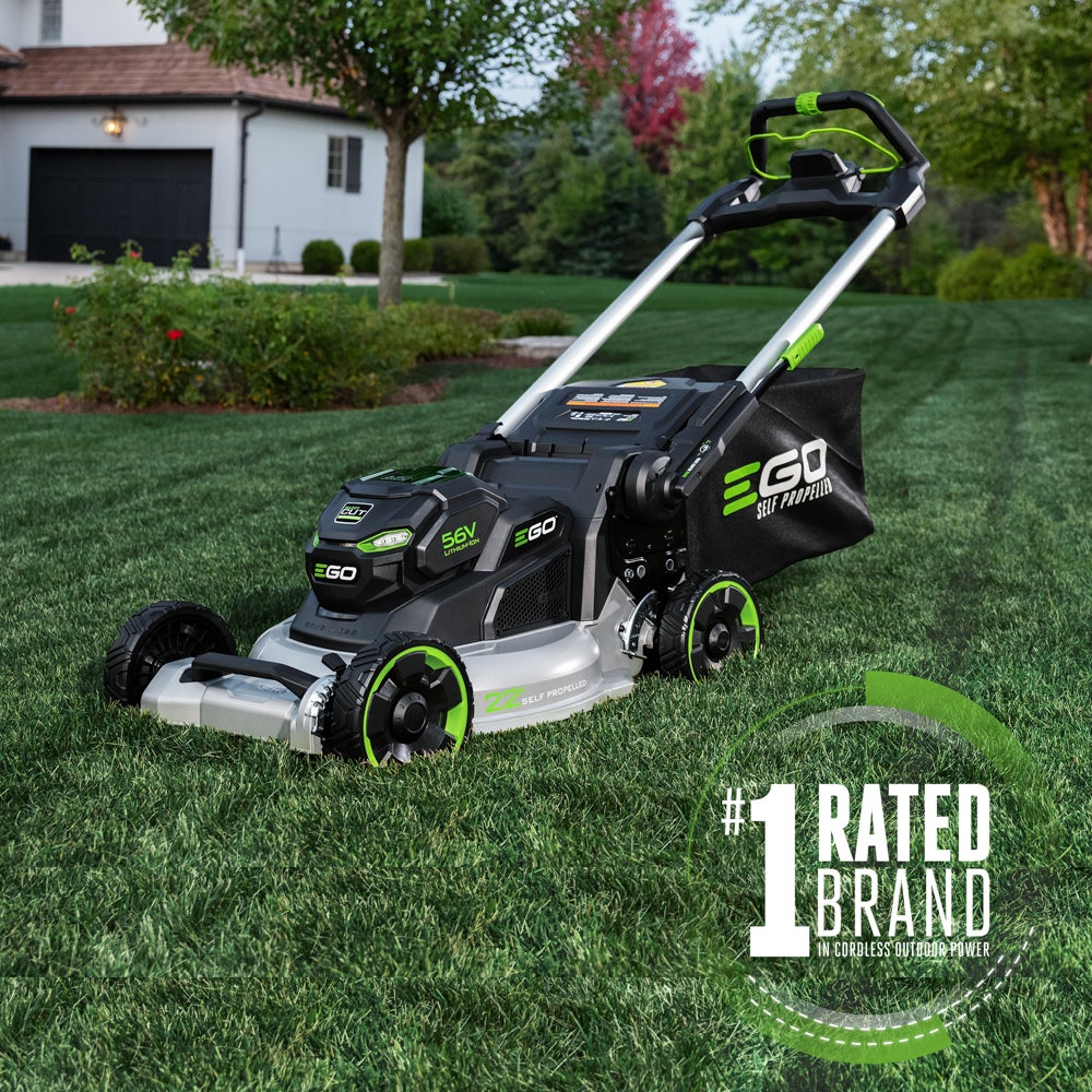 EGO Power+ LM2206SP 22" Aluminum Deck Select Cut™ Self-Propelled Lawn Mower with 10.0Ah Battery and 700W Turbo Charger