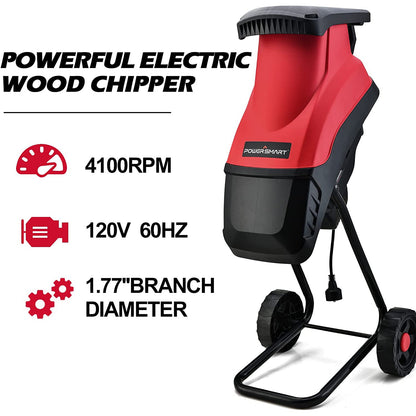 15Amp Electric Wood Chipper PS10