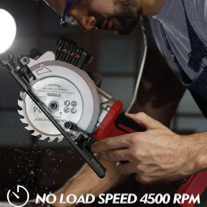 20V Mini Circular Saw Cordless with 4.0Ah Battery and Charger PS76138A