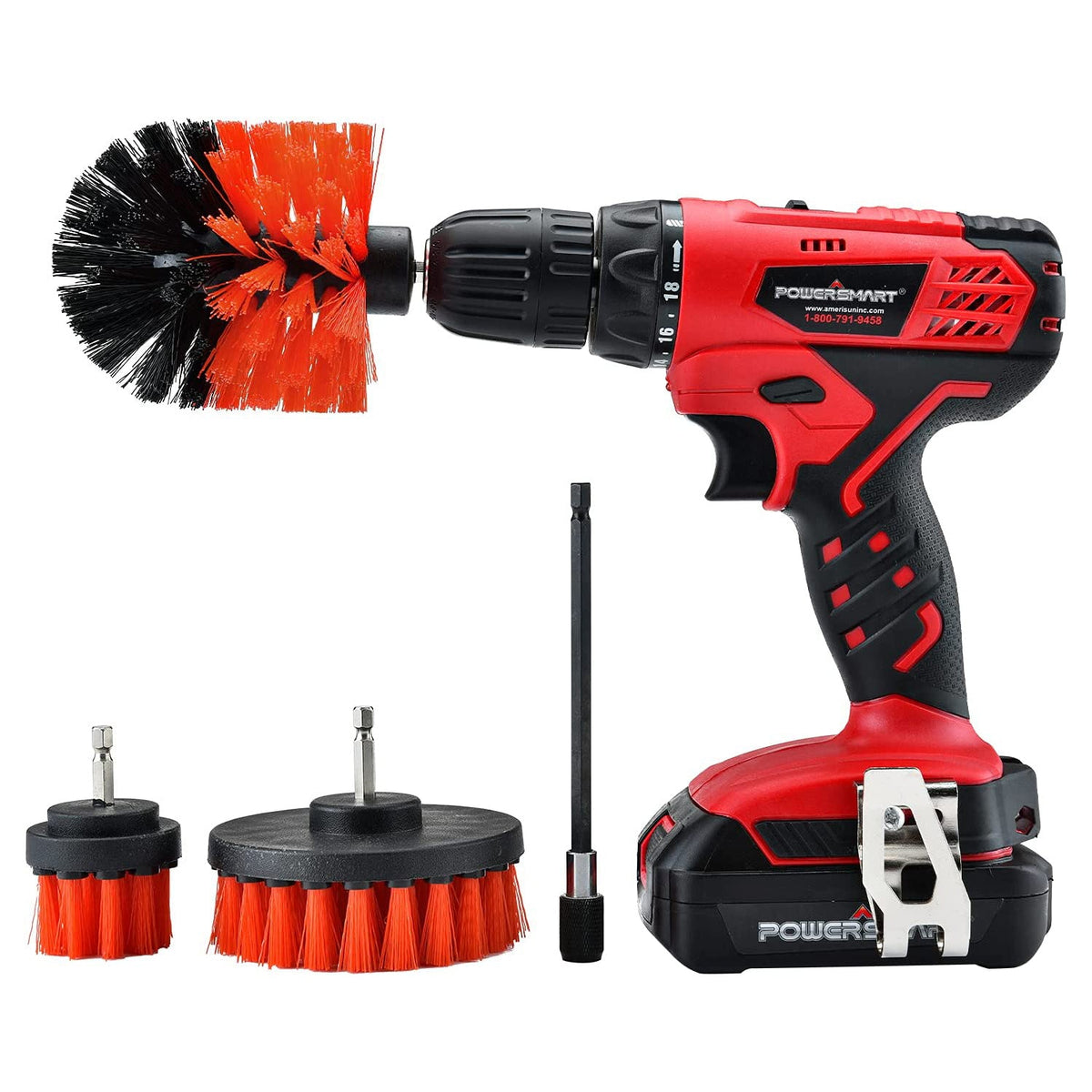20V Cordless Drill Driver w/ Brushes, Battery & Charger Included PS76430A