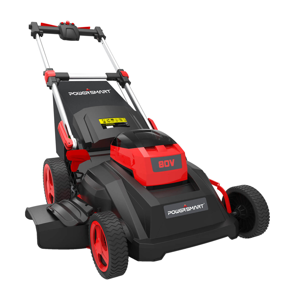 80V 26" Brushless Cordless Self-Propelled Lawn Mower w/ Battery & Charger PS76826