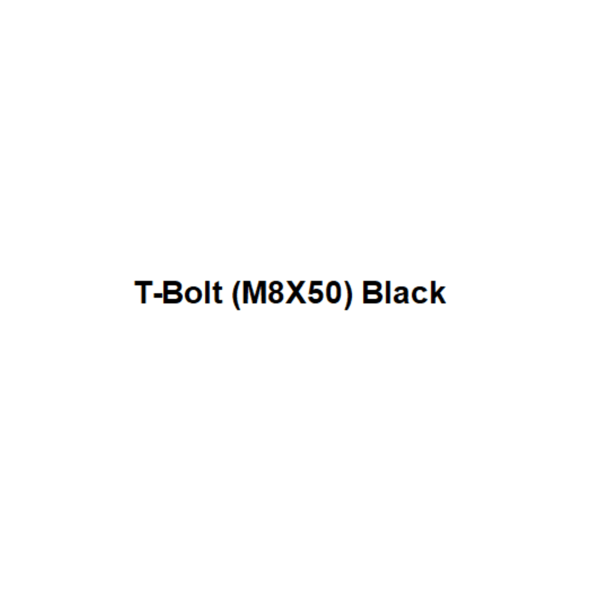 PowerSmart Lawn Mower Parts - T-Bolt (M8X50) Black, Stock #: 303020462