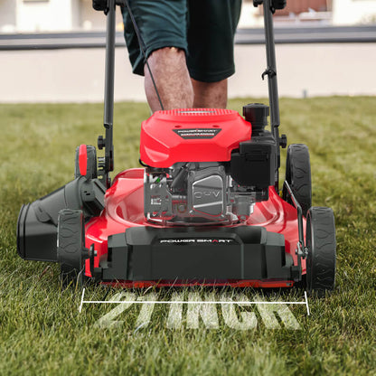 21'' 144cc Gas Push 2-in-1 Lawn Mower V8721C