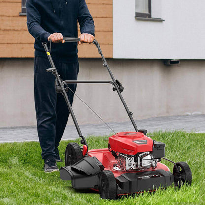 21'' 144cc Gas Push 2-in-1 Lawn Mower V8721C