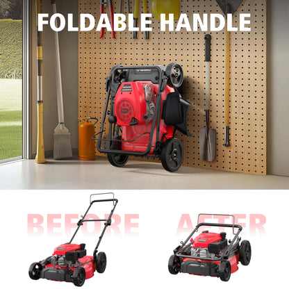 21'' 144cc Gas Push 2-in-1 Lawn Mower V8721C