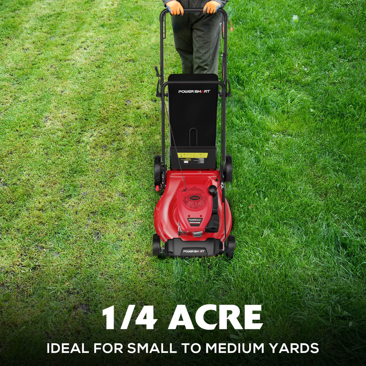 21" 144cc Gas Push 3-in-1 Lawn Mower V8721P