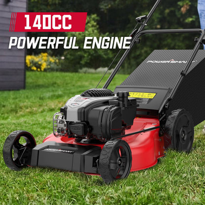 21" 140cc Gas Push Lawn Mower w/ Briggs ＆ Stratton 550EX Engine B8721P