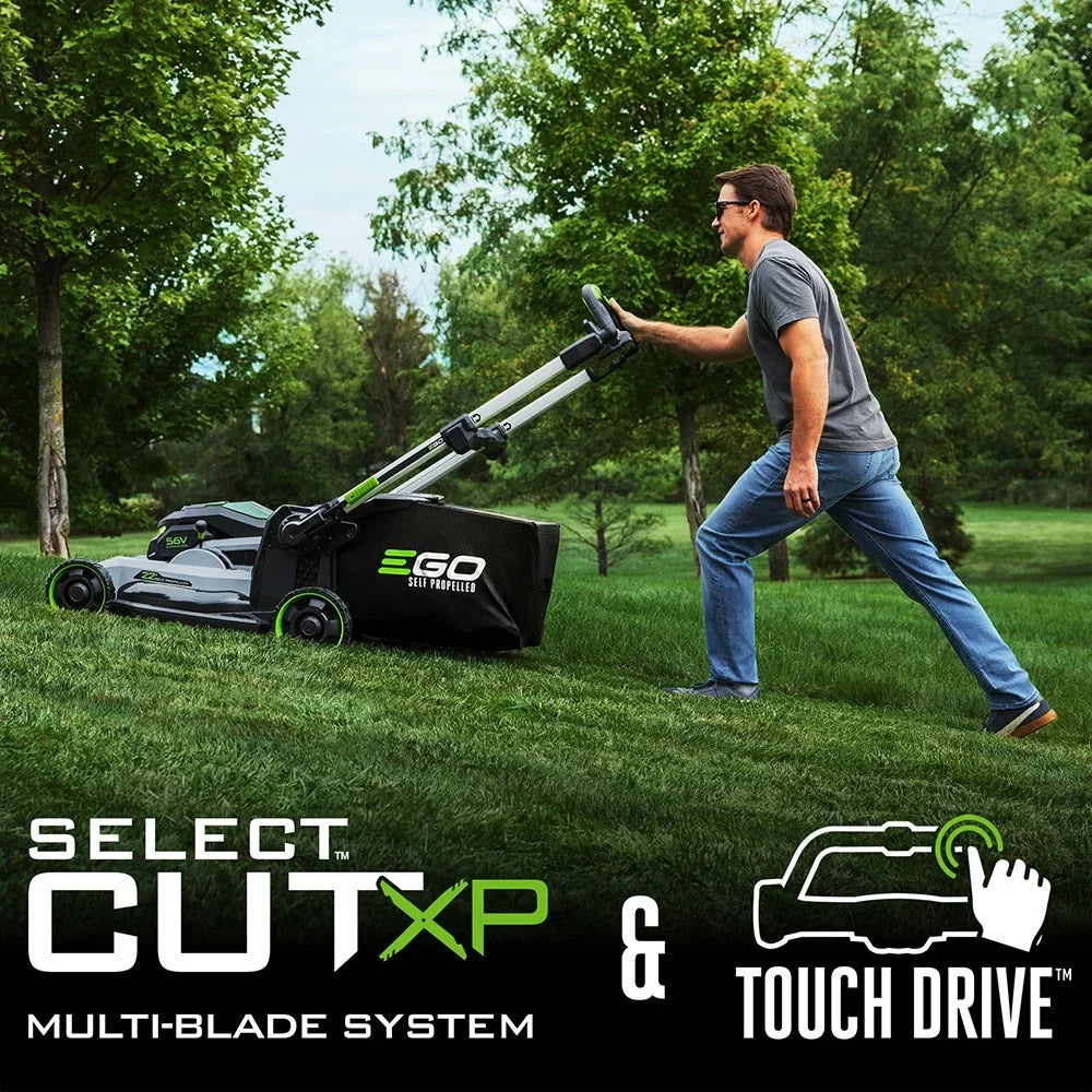 EGO LM2240SP 22'' Super Composite Mower with Peak Power™ Includes Select Cut™ and Touch Drive Self-Propelled Systems - Tool Only