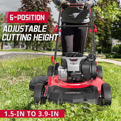 21" 140cc Gas Self-Propelled Lawn Mower with Briggs & Stratton Engine HB8622S