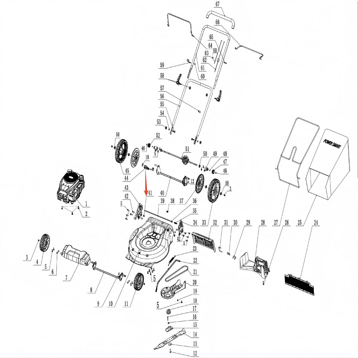 Lawn Mower Parts - Rivet M8, Stock #18013368
