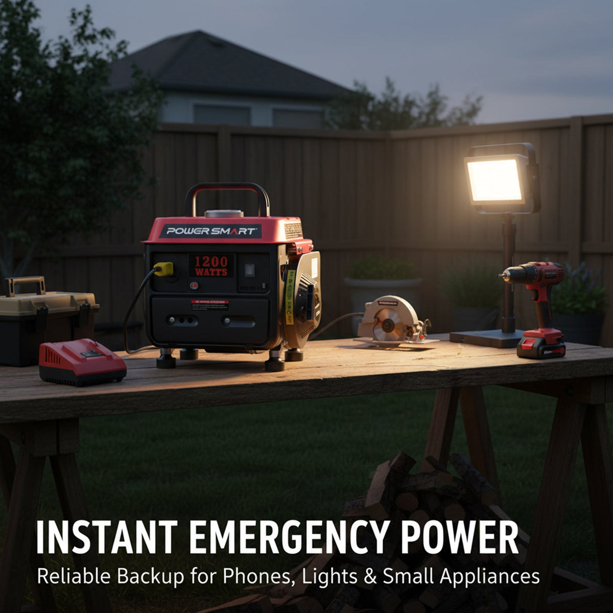 1200W 2-Stroke Generator PS50/DB5010